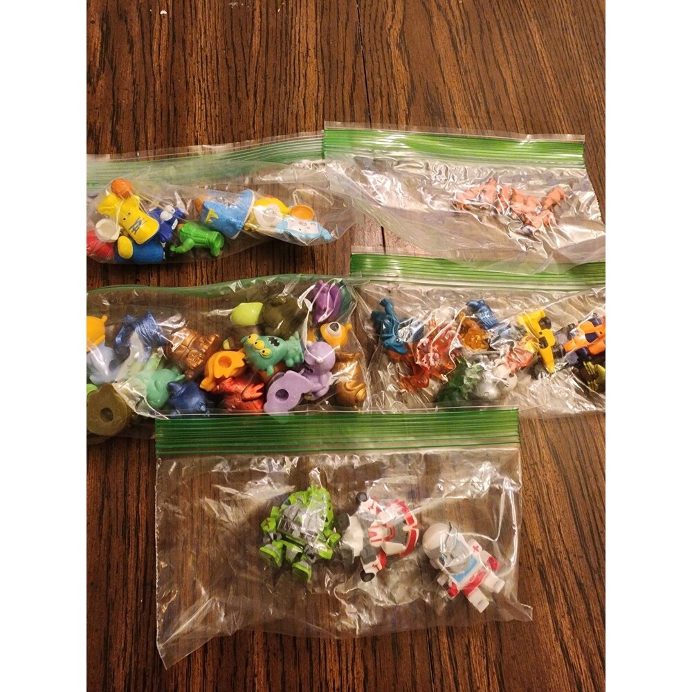 Figures lot of 5 miscellaneous bags of figures